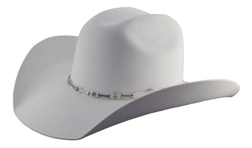 Sombrero Texana Goldstone Toro Blanca 100% Lana.