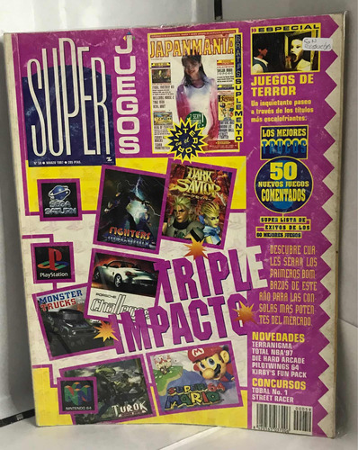 Revista Super Juegos N*59 Marzo 1997 *con Recortes*