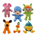 Pocoyo 6 Boneco Pelúcia Musical Ely Pato Loula Sonequinha