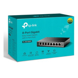 Switch Gerenciável Gigabit 8 Portas Tp-link Tl-sg108pe Poe
