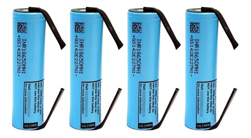 4 Celula 18650 LG Chem 3200mah Descarga 10a 