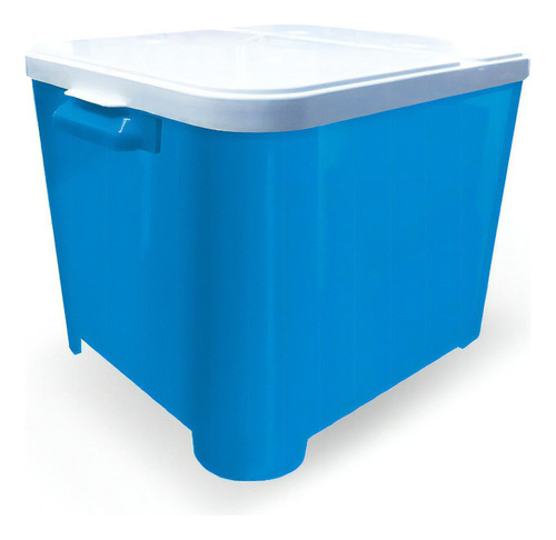 Container Furacao Pet 15 Kg Azul Canister Porta Ração