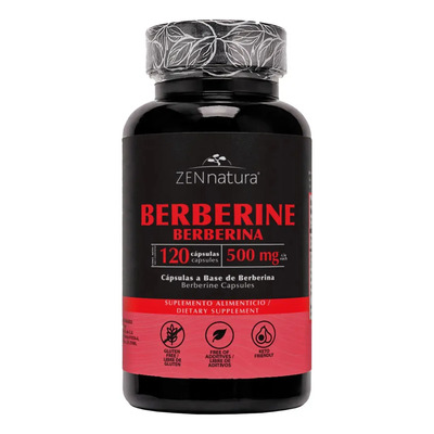 Berberine Control De Peso Y Glucosa 120 Caps Zen Natura Sabor Sin sabor | Meses sin interés
