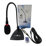 Microfono Condensador Mesa Cuello Cisne Cable 4.5m Xlr- Plug