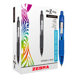 Boligrafo Zebra Mini Z-grip 7907-01 Azul Retractil 12 Piezas