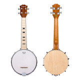 Banjo De 4 Cuerdas, Cobre, Cromo (mi1696kus)