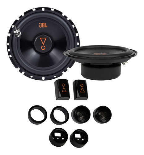 Kit Duas Vias Jbl Alto Falantes + Tweeter 62vms80 80w Rms