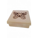 Caixa 16x16x6 Em Mdf Vazada Borboleta**presente