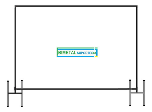 Estrutura Backdrop Suporte Banner Profissional 2,5x3 Fechado