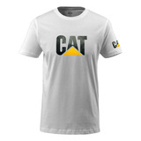 Remera Caterpiller Manga Corta Estampa Vinilo Compatible