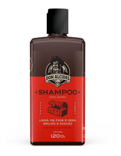 Shampoo Para Barba Don Alcides - Barba Negra - Don Alcides