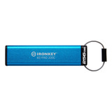 Memoria Usb-a Kingston Ironkey Keypad 200 256gb Xts-aes Flip