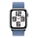 Apple Watch Se Gps (2da Gen)  Caja De Aluminio Color Plata De 40 Mm  Correa Loop Deportiva Azul Invierno - Distribuidor Autorizado