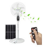 Ventilador Solar Recargable De 16pulgadas Con Control Remoto