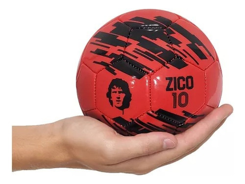 Mini Bola Flamengo Zico Ed. Especial - Futebol De Campo