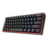 Teclado Gamer Mecánico Inalámbrico Redragon K616rgb Fizz Pro