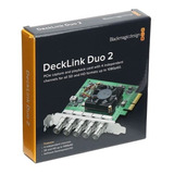 Placa De Captura Blackmagic Design Decklink Duo 2