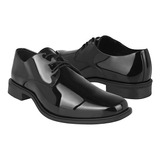 Zapatos Caballero Stylo 8019 Charol Negro