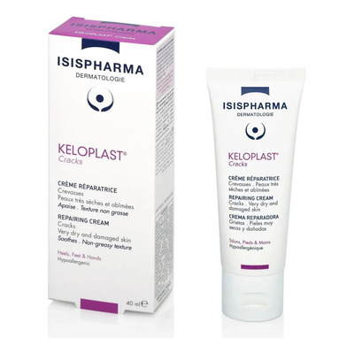 Isispharma Keloplast Cracks 40 ml Crema Reparadora Piel Fragilizada Irritada Grietas De Talones Pies | Envío gratis