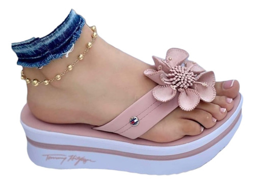 Sandalia Plataforma Dedo Para Dama Comoda Y Elegante 