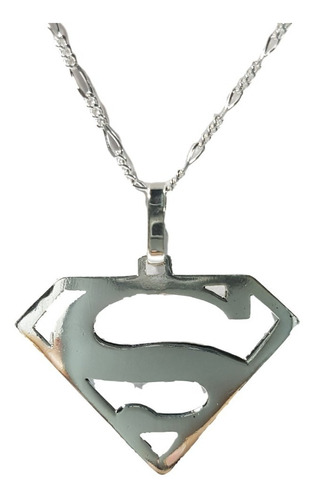 Dije De Superman Grande Plata Ley .925 No Incluye Cadena