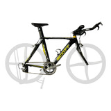 Bicicleta Triathlon Contra Relógio Ciclismo Scott Plasma 10v Cor Preto Tamanho Do Quadro 54 Cm