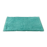 Alfombra De Baño Microfibra Pelo Corto 35x50 Cm Verde Agua