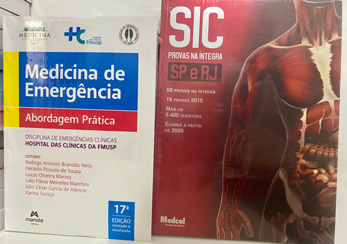 Livro: Medicina De Emergência Abordagem Prática  - Hc + Sic Medcel Sp Rj