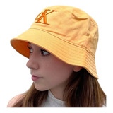 Gorro Bucket Calvin Klein Naranja Unisex Original