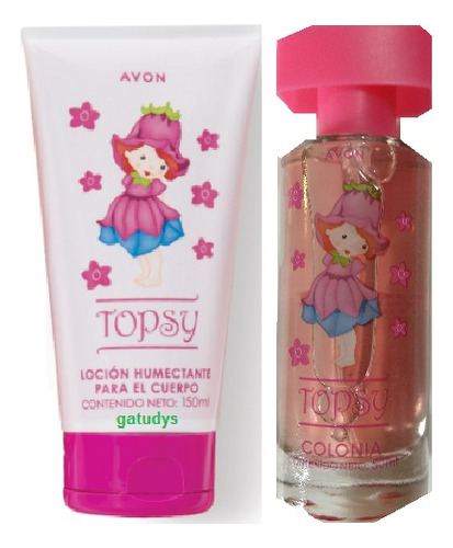 Avon Topsy Colonia Y Loción Humectante Para El Cuerpo