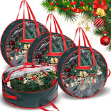 Bolsa De Almacenamiento De Corona De Navidad De 24 PuLG...