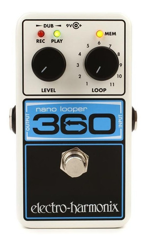 Electro Harmonix Nano Looper 360 Segundos / 11 Loops Oferta!