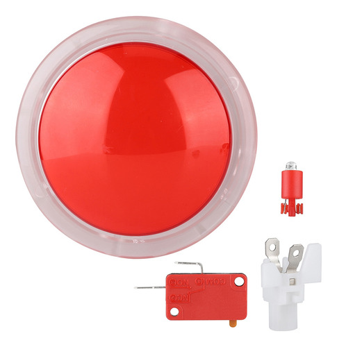 100mm Led Luz Lámpara Botón Grande Ronda Arcade Videojuego