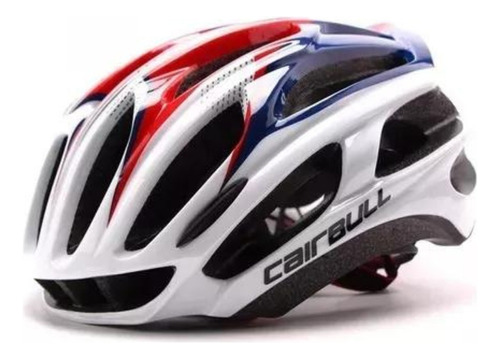 Capacete Ciclismo Bike Mtb/speed Skate Patins Cairbull Cor Vermelho/azul Tamanho 54/58