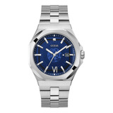 Reloj Guess De 42 Mm Para Hombre - Correa En Tono Plateado E