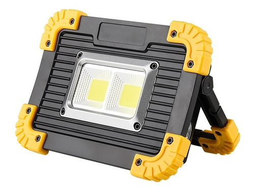 Lampara Trabajo Led 20w Pila Recargable Portatil