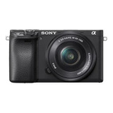 Câmera Sony A6400 Aps-c Com Lente 16-50mm F/3.5-5.6 Oss (sel