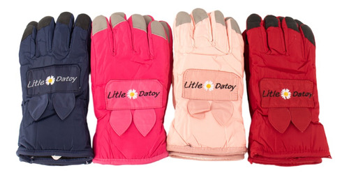 Guantes Invierno Impermeables Niñas Deportivos Regulables Talle Talle Unico