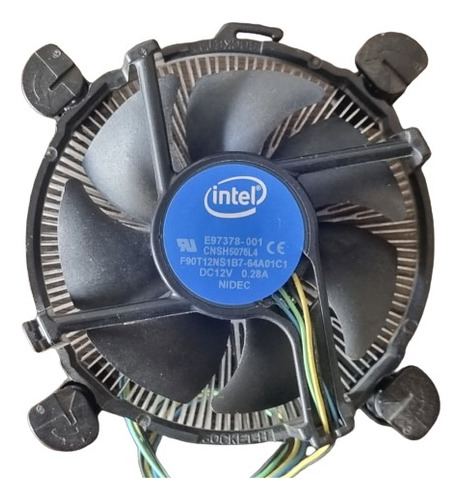 Cooler Intel 115x 1150 1151 1155 1156 Usado Original 4 Pines