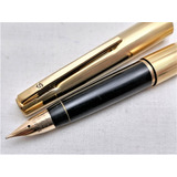 Sheaffer Stylist Triumph  Pluma Fuente Plumin Oro Solido 14k