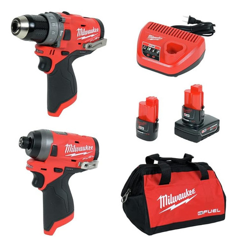 Kit De Herramientas Eléctricas Milwaukee 2598-22 M12