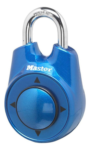 Candado De Combinación Direccional; Master Lock 1500id, Azul
