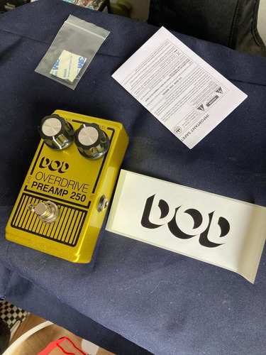 Pedal De Efecto Dod Overdrive Preamp 250  Amarillo