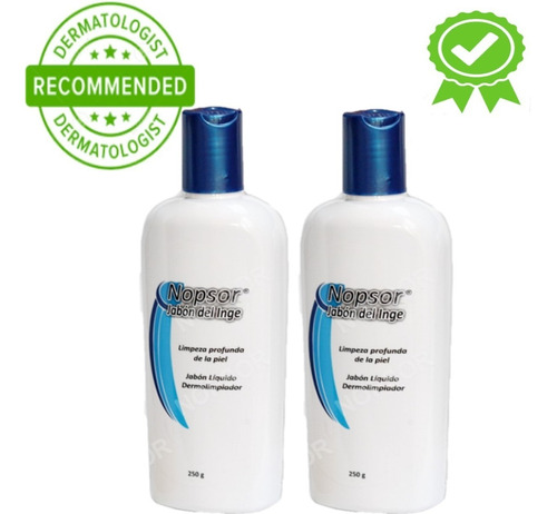 2 Nopsor Jabón / Shampoo Auxiliar Tx De Psoriasis