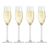 4 Copa Altas Larga Champagne Vino Espumoso Cocteles Mimosa