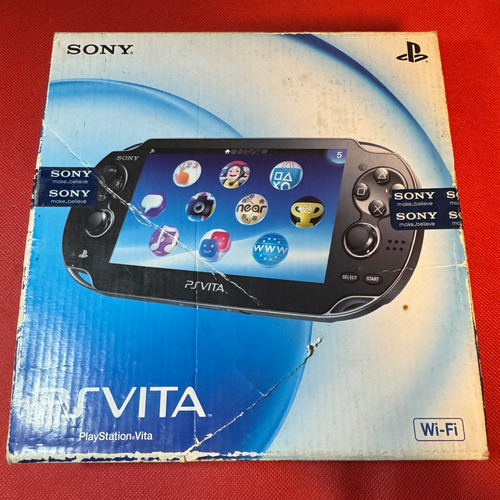 Consola Sony Ps Vita Oled Crystal Black En Caja Original