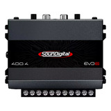 Módulo Amplificador Sd400 Digital 400w Rms 4 Canais 2 Ohms