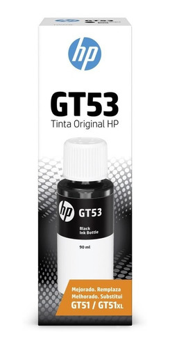 Botella Tinta Hp Gt53 Negro Original M0h57al Deskjet Gt 5820