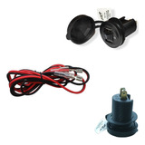 Cargador Auto Cc/cc 2 Puertos Usb Adaptador Manubrio T3888