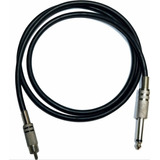 Cable De Audio 1 Rca Macho A 1 Plug 6,5mm Mono 2 Mts